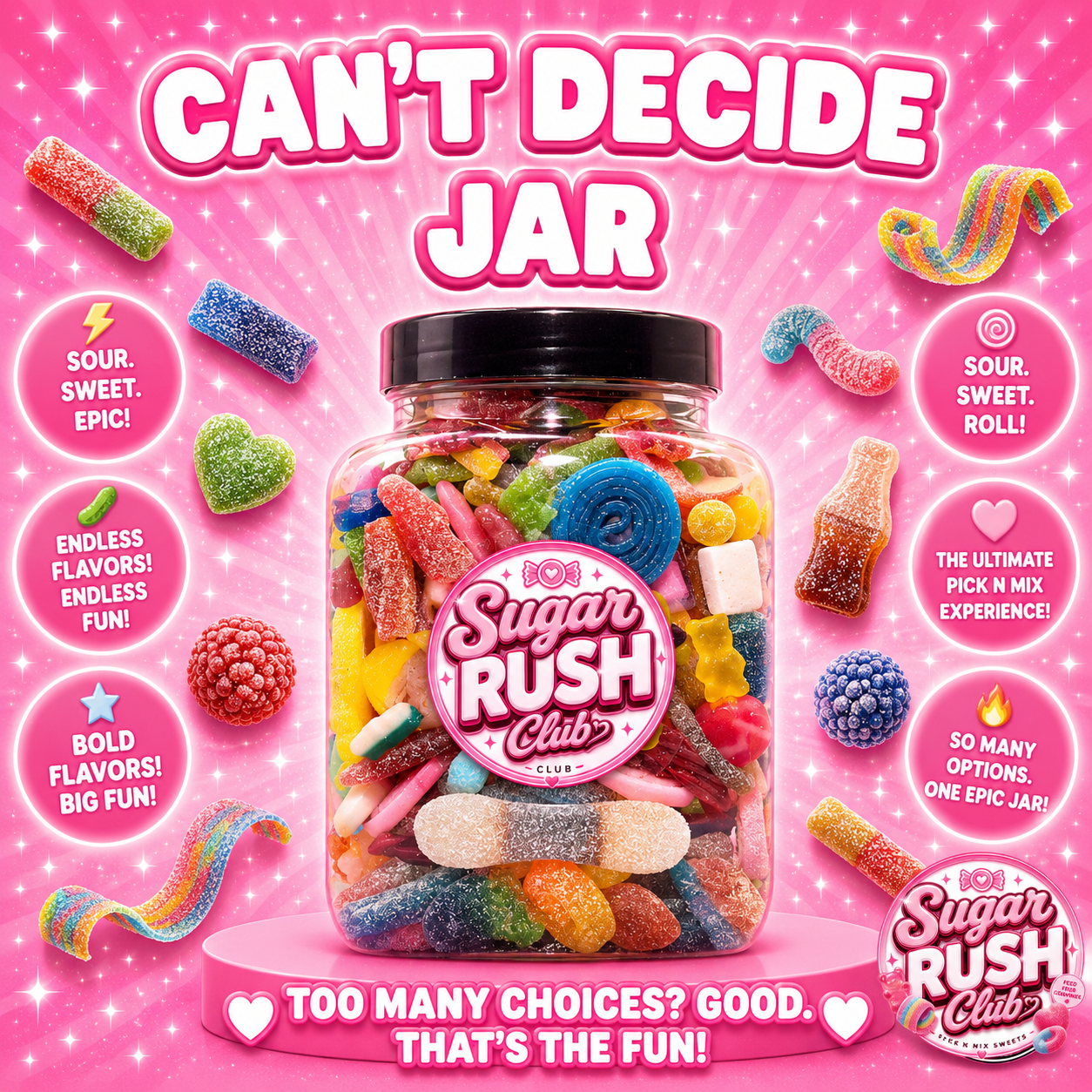 Can't Decide Jar 1.5KG