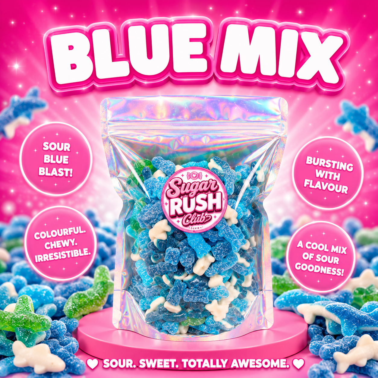 Blue Sweets Mix 1kg